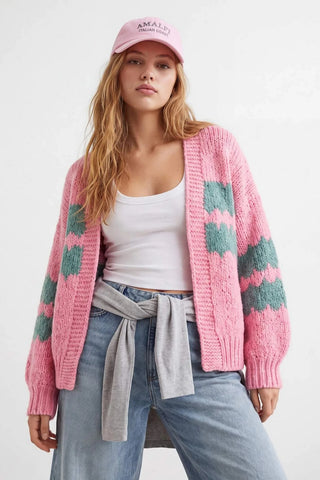 Kardigan TWOAW27HI00177 - roze [djesi-src-efecaae55cbcf4078bc5d423b75b8b1f03b52929742157160156ca3cef87047d]