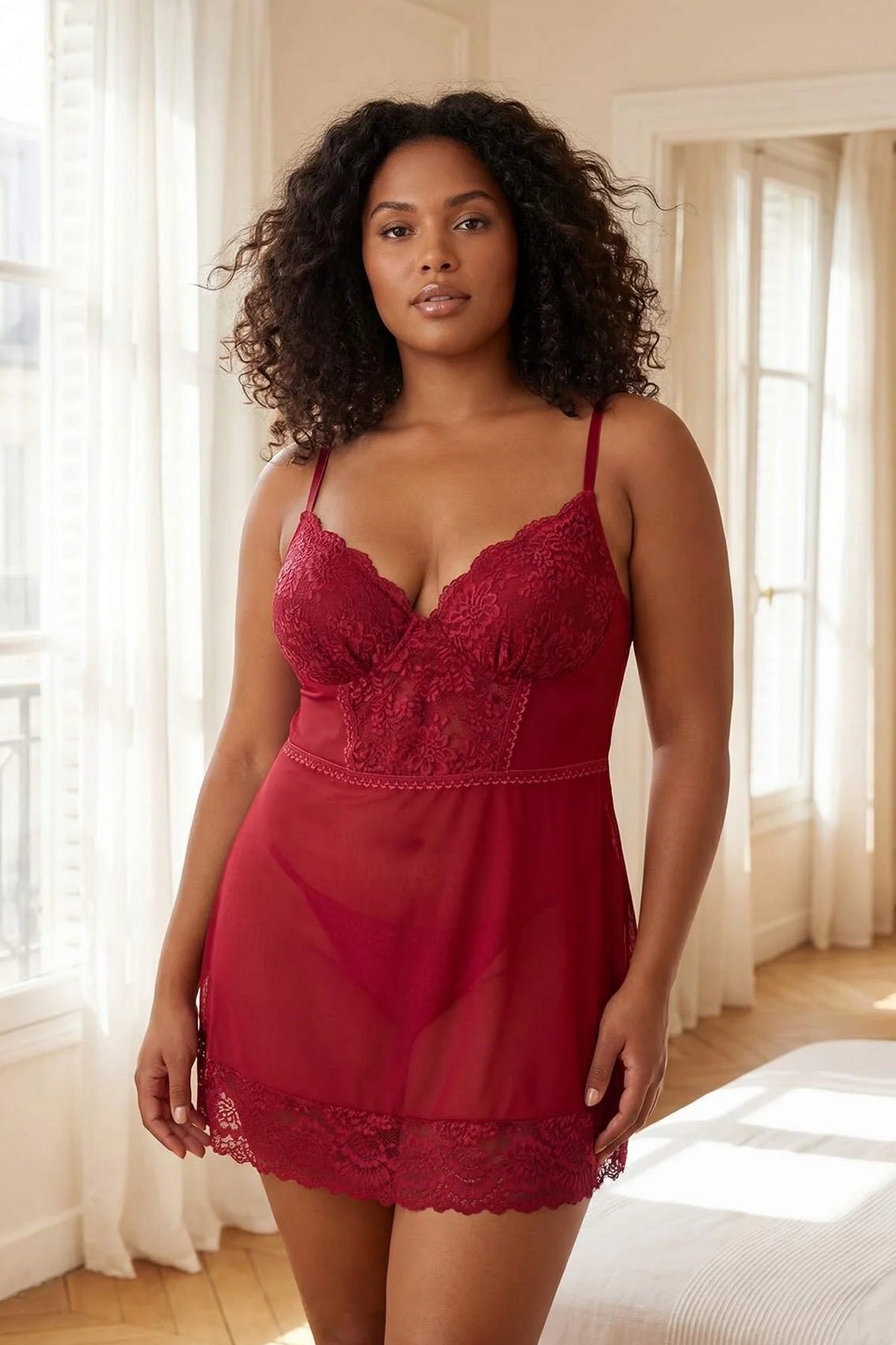 Babydoll spavaćica TBBSS26DH00010 - bordo [djesi-src-92a93f9b12ff564f484d0d769838bafed5a2f80de2ee01f05bb898405fc67ce8]