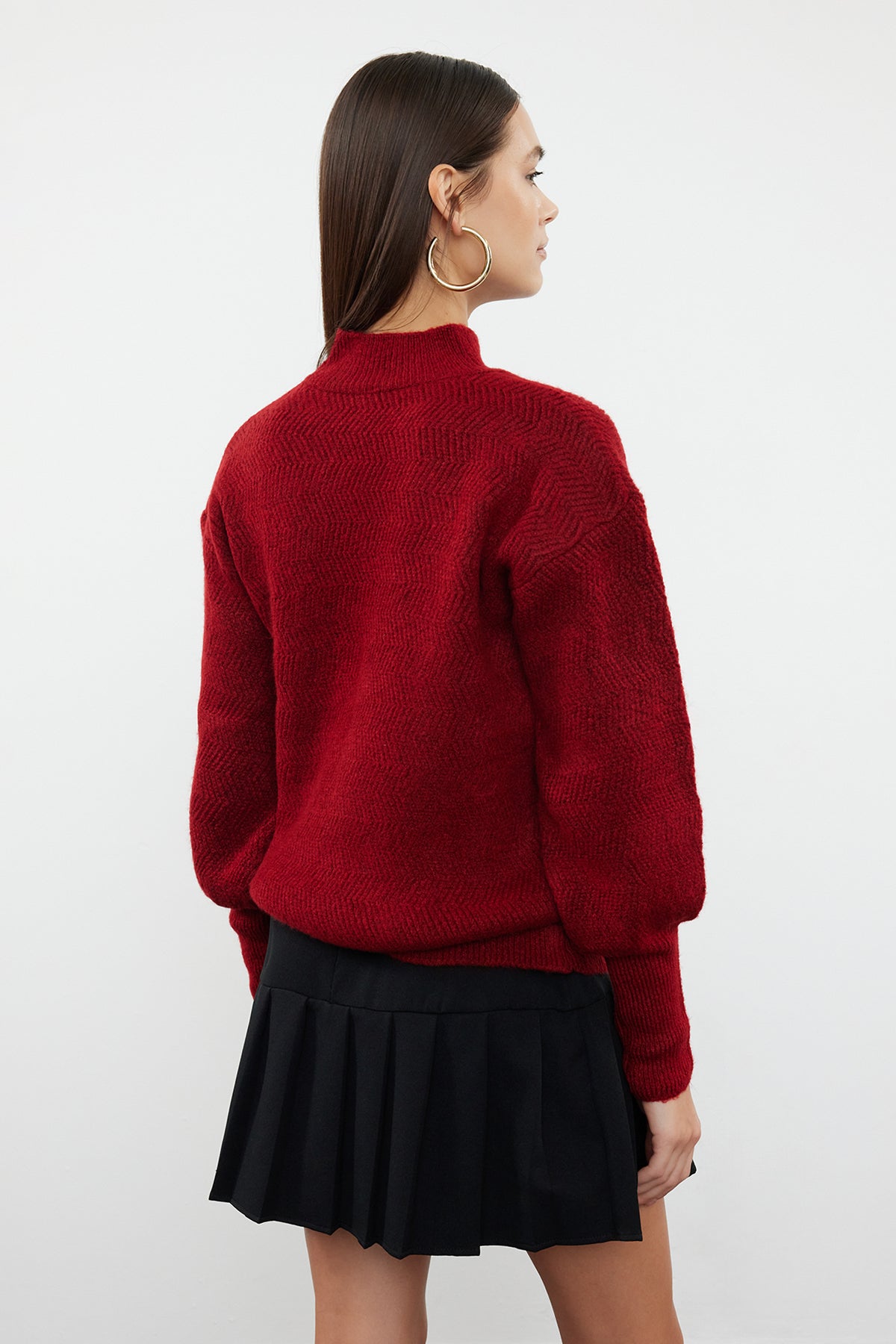 Džemper TWOAW21KZ0204 - bordo