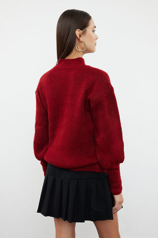 Džemper TWOAW21KZ0204 - bordo
