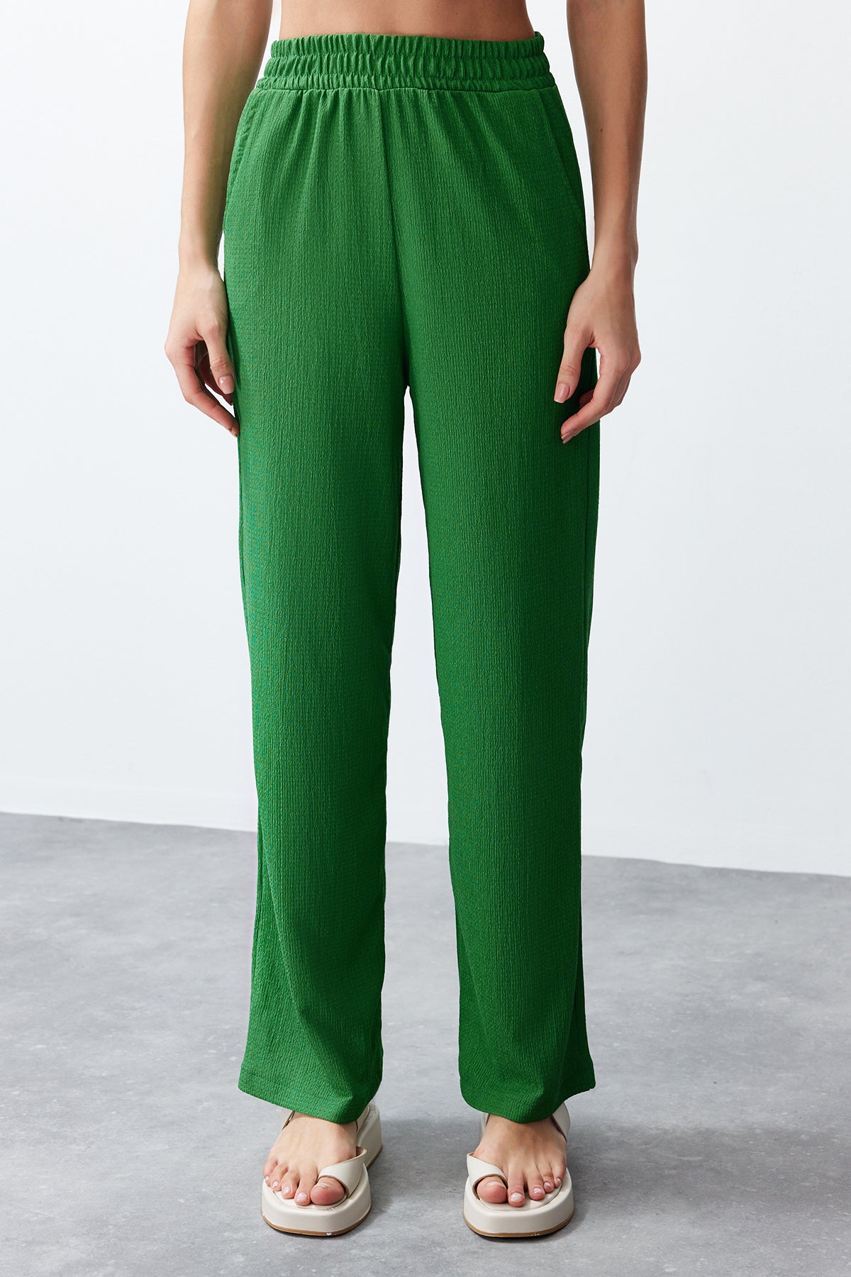 Pantalone TWOSS24AU00091 - zelena
