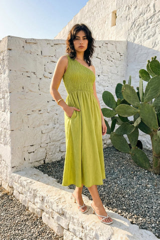 Haljine TWOSS23EL01830 - khaki