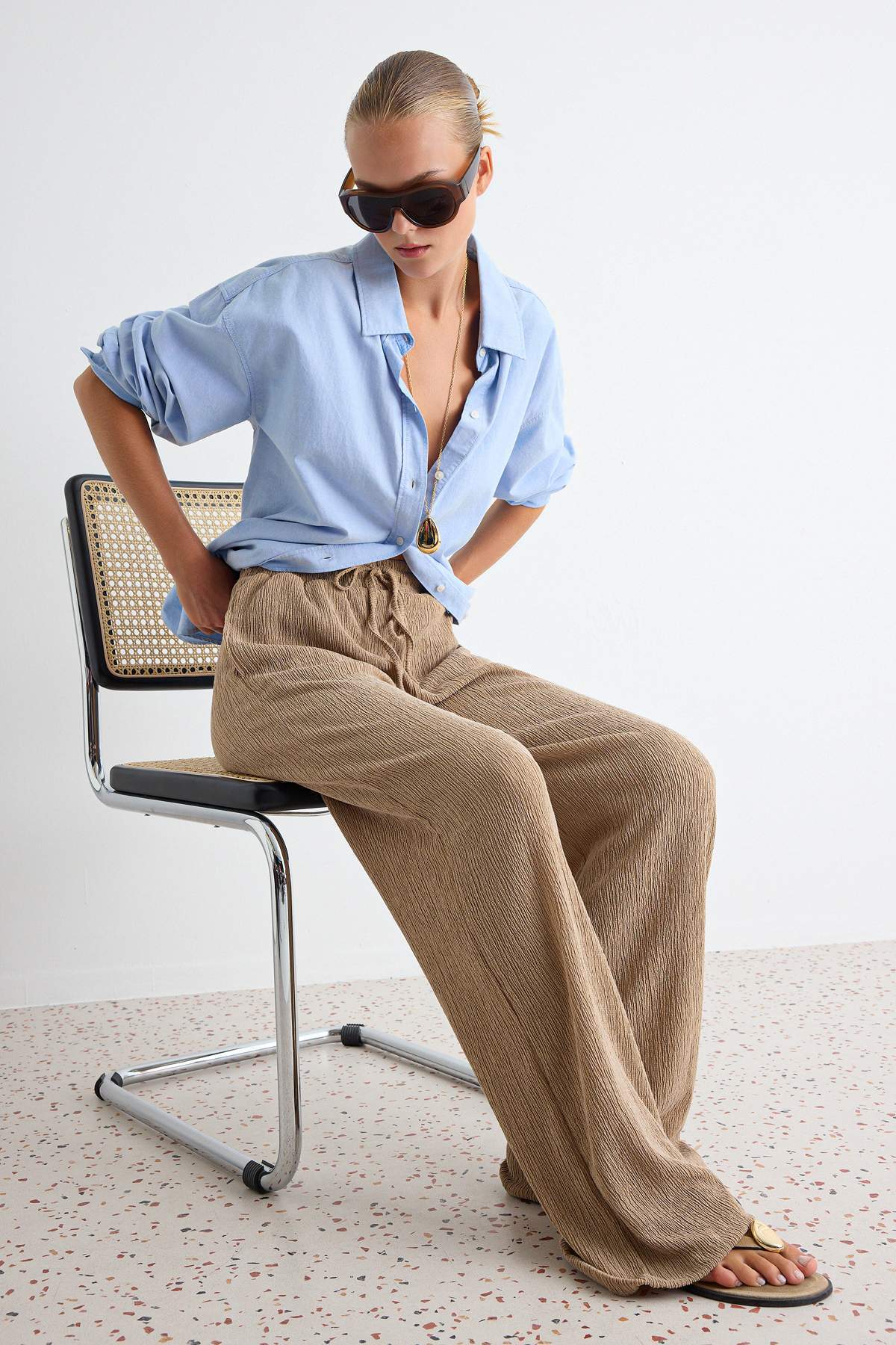 Pantalone TWOSS24PL00054 - vizon [djesi-src-a41b402b11aa31784dedc75a89d736ba8a429261f9715611ec2c1014cb99adfe]
