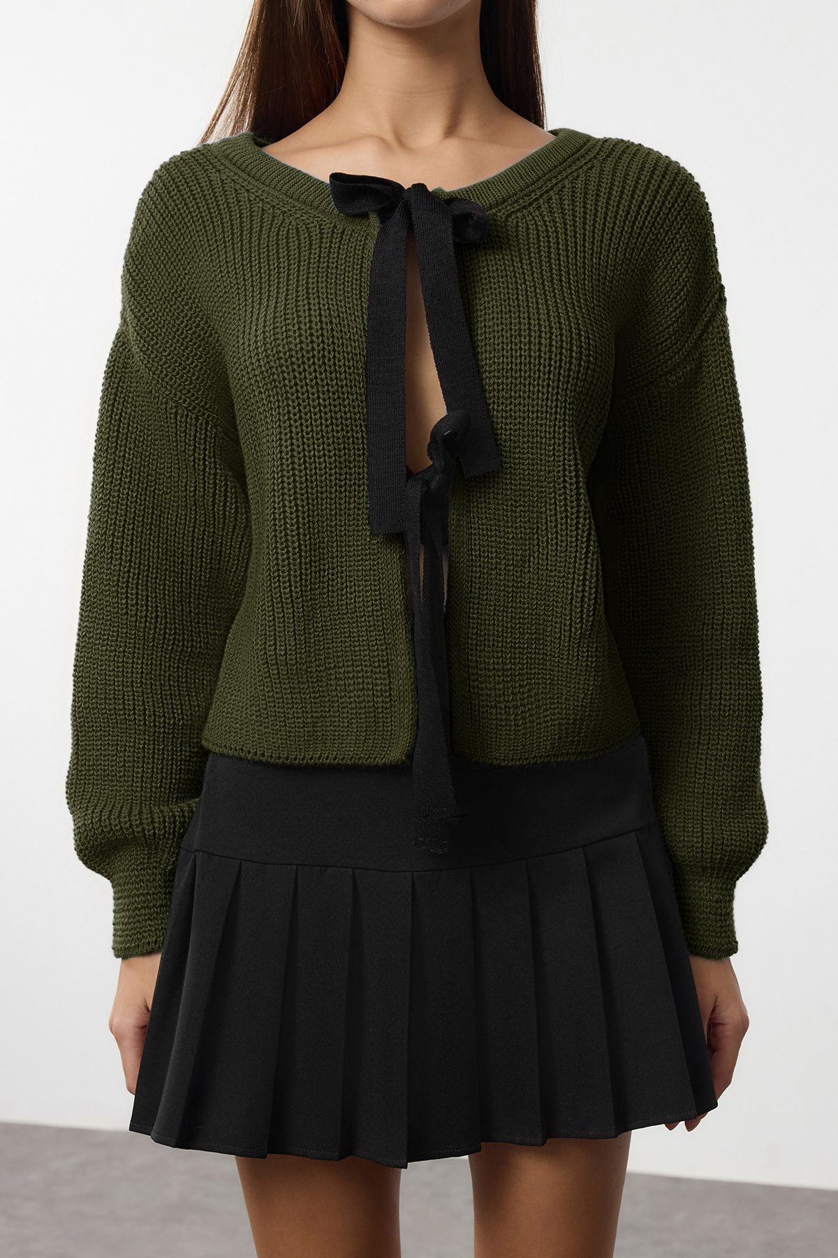 Džemper TWOAW25KZ00074 - khaki
