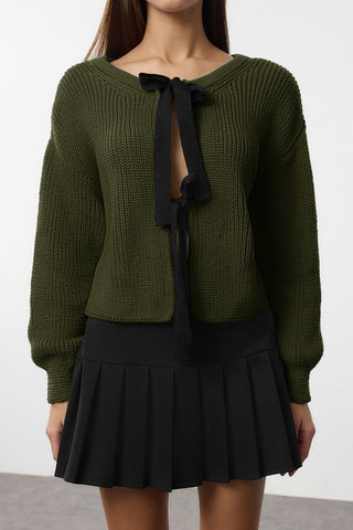 Džemper TWOAW25KZ00074 - khaki