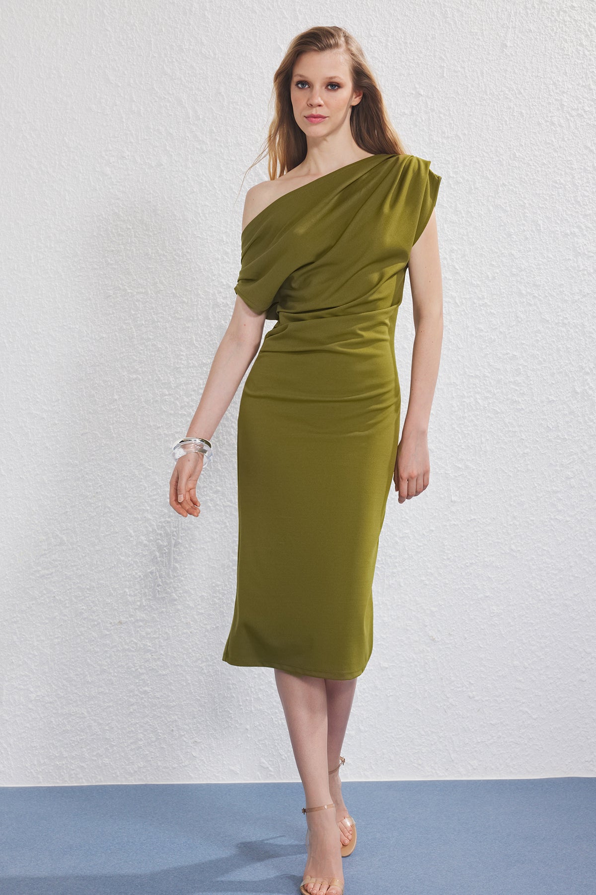 Haljine TWOSS25EL00780 - zelena