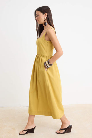 Haljine TWOSS24EL00038 - senf