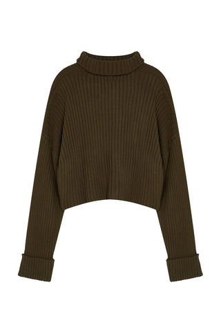 Džemper TWOAW22KZ0223 - khaki