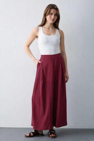 Pantalone TWOSS26PL00081 - bordo [djesi-src-e862c93002e834cd466b47db9ae240d45e29e58c1151354118a755d8e0c46194]