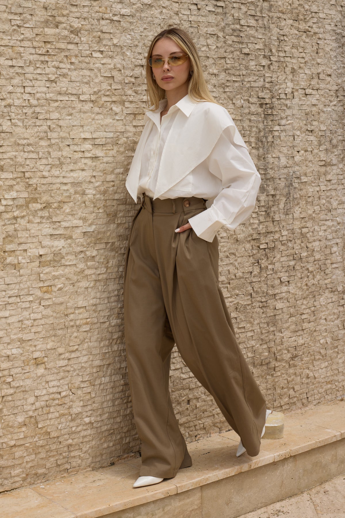 Pantalone TWOSS26PL00226 - braun [djesi-src-441619e35db7ec04da0fa8a32a545d5390ed08eeace9af4f2caacc5a7fdeec6e]