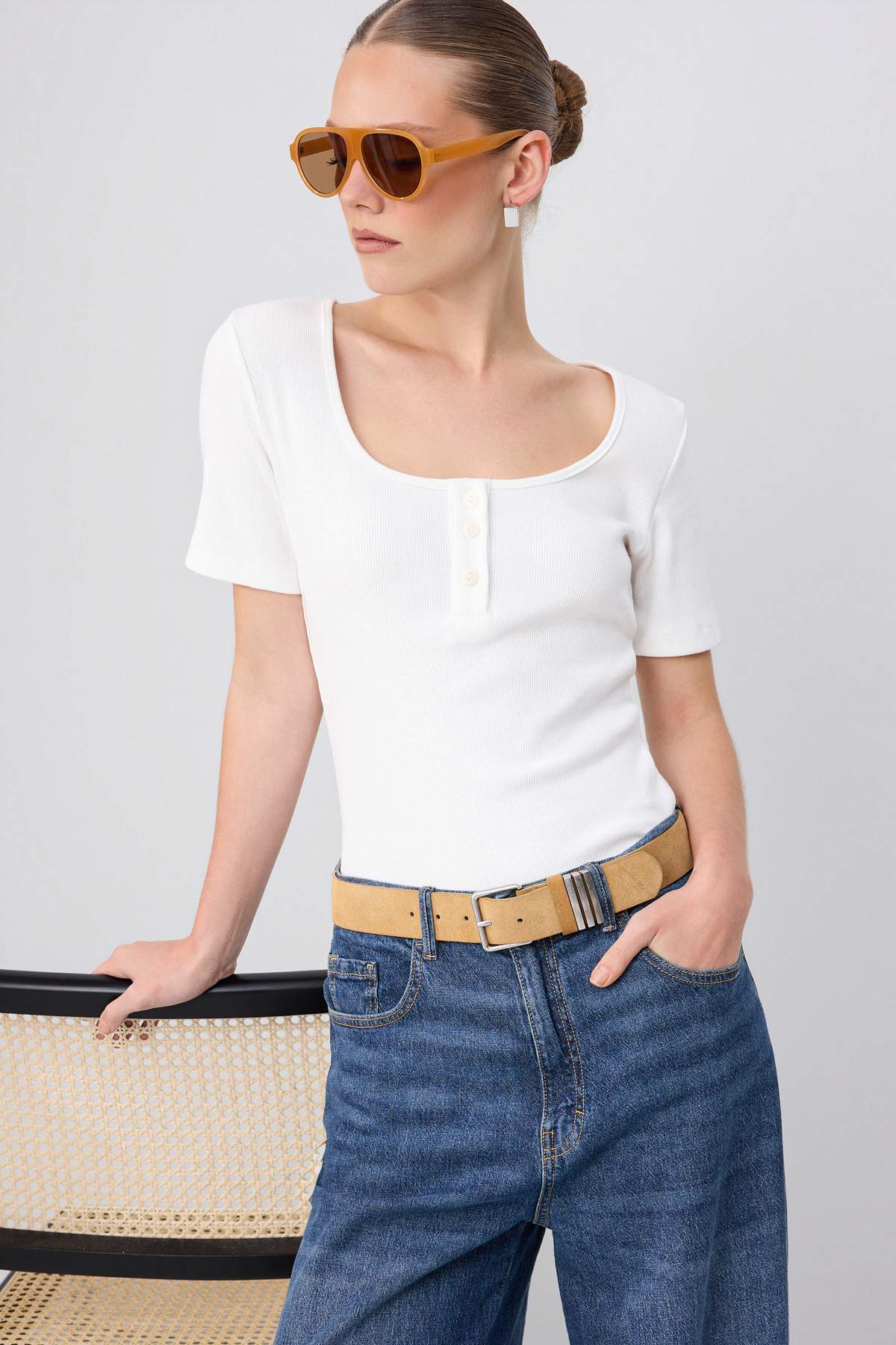 Bluze TWOSS26BZ00941 - ekru