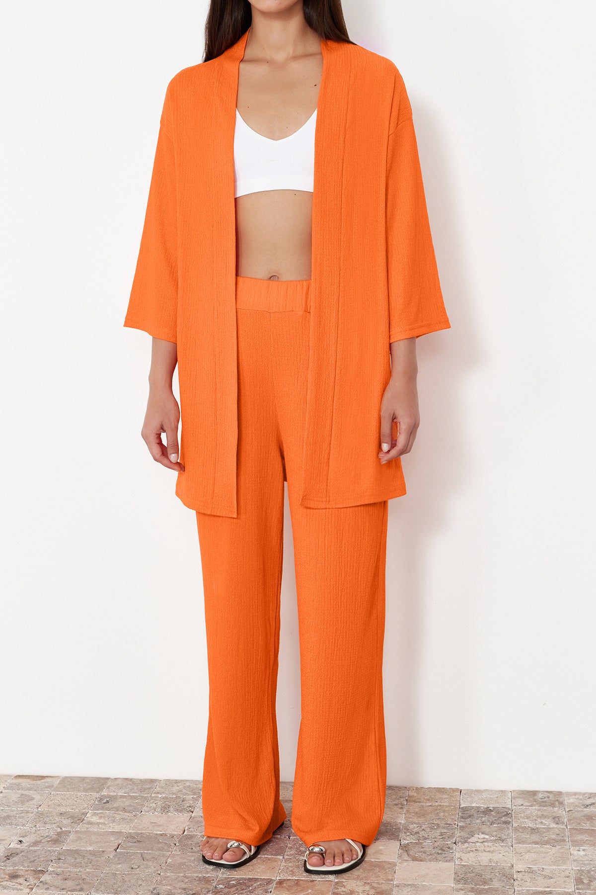 Pantalone TWOSS24AU00091 - narandžasta