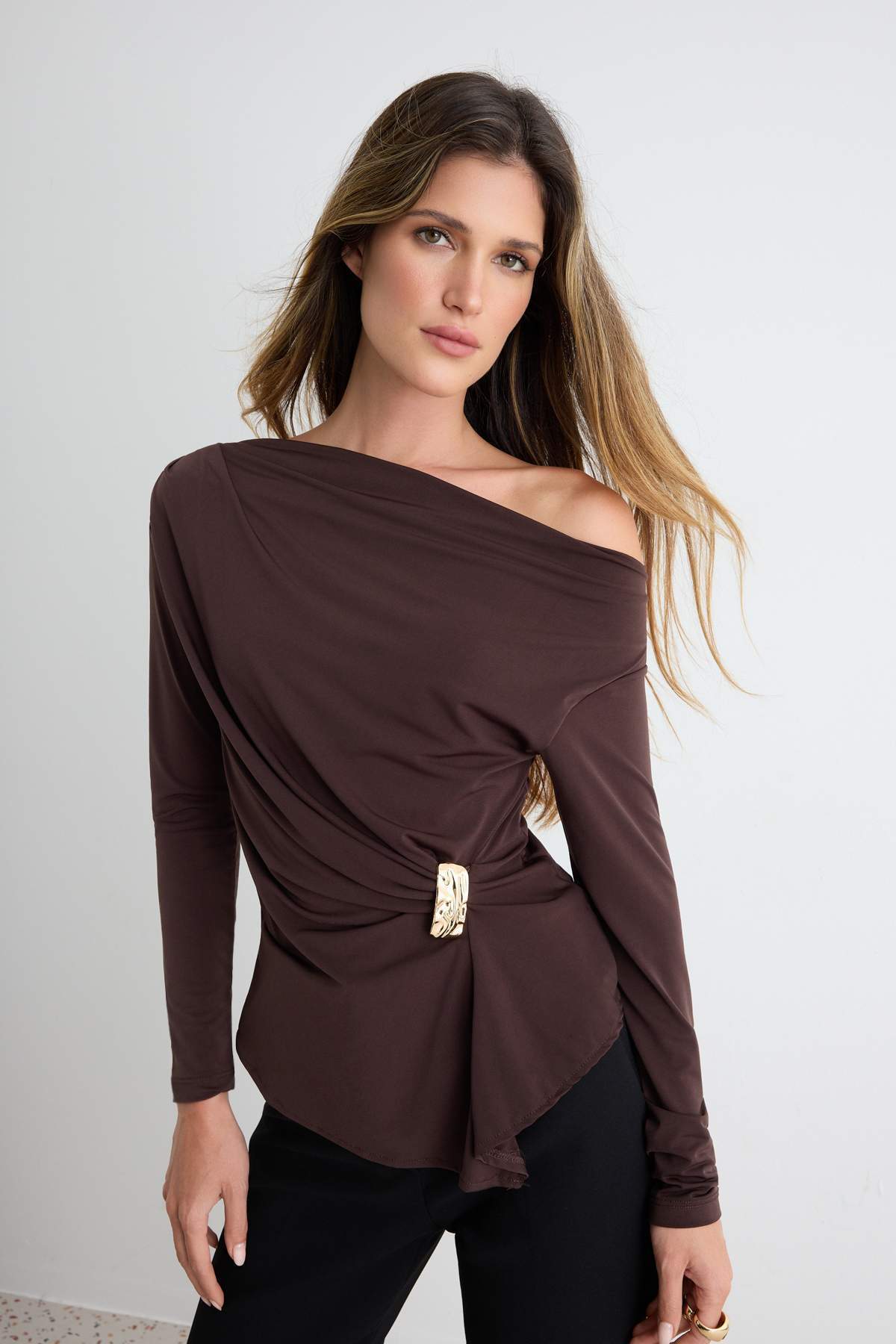 Bluze TWOAW27BZ00019 - braon
