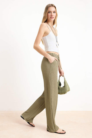 Pantalone TWOSS26PL00121 - khaki [djesi-src-dad302f99ce70569a6b9d5e9e52e1e1a385caea43e059a3a7011fd4f70bff5af]