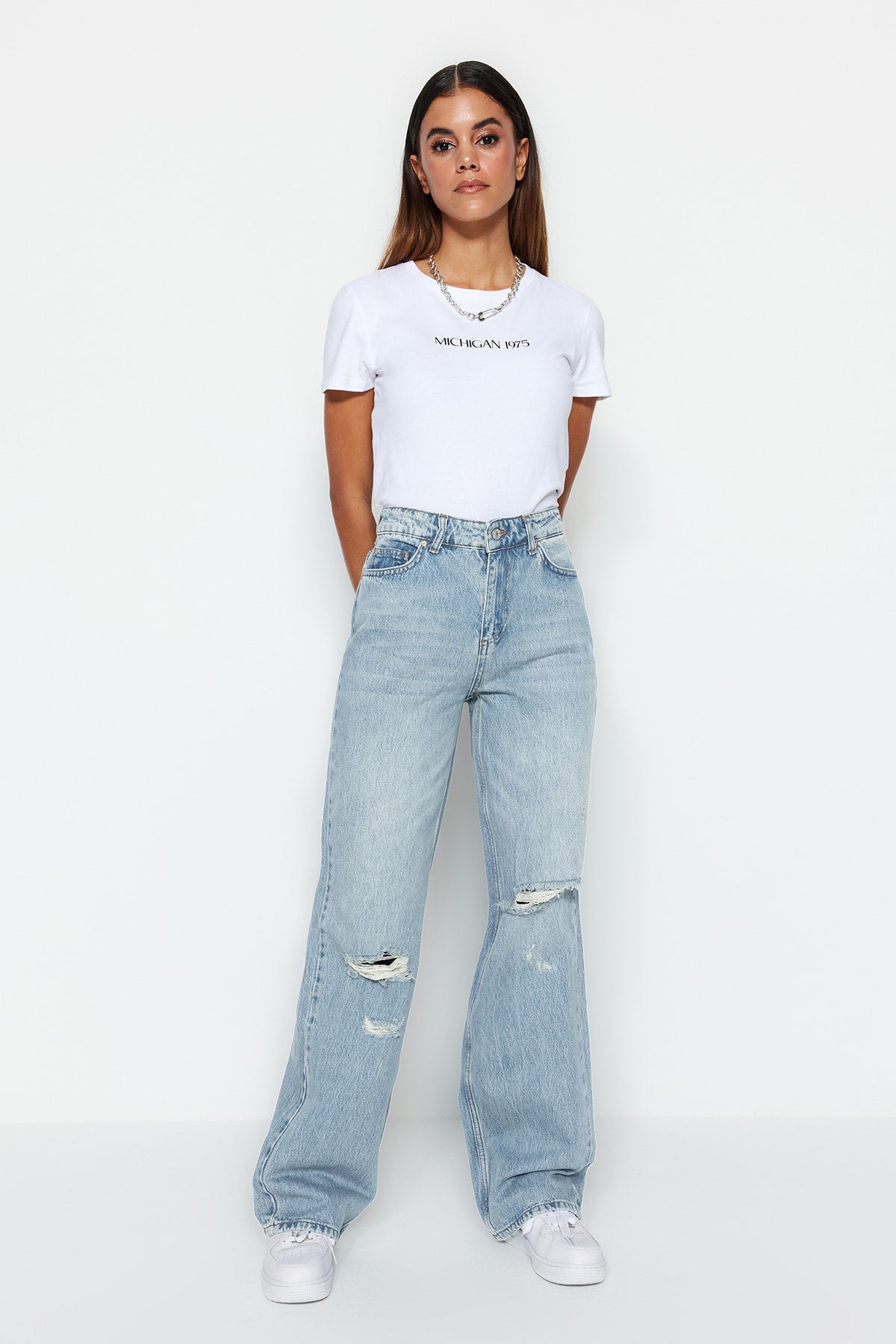Farmerke TWOSS23JE00102 - plava