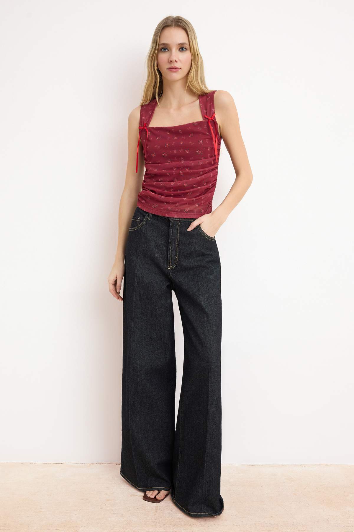 Bluze TWOSS25BZ00033 - bordo