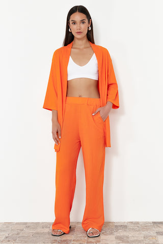 Pantalone TWOSS24AU00091 - narandžasta