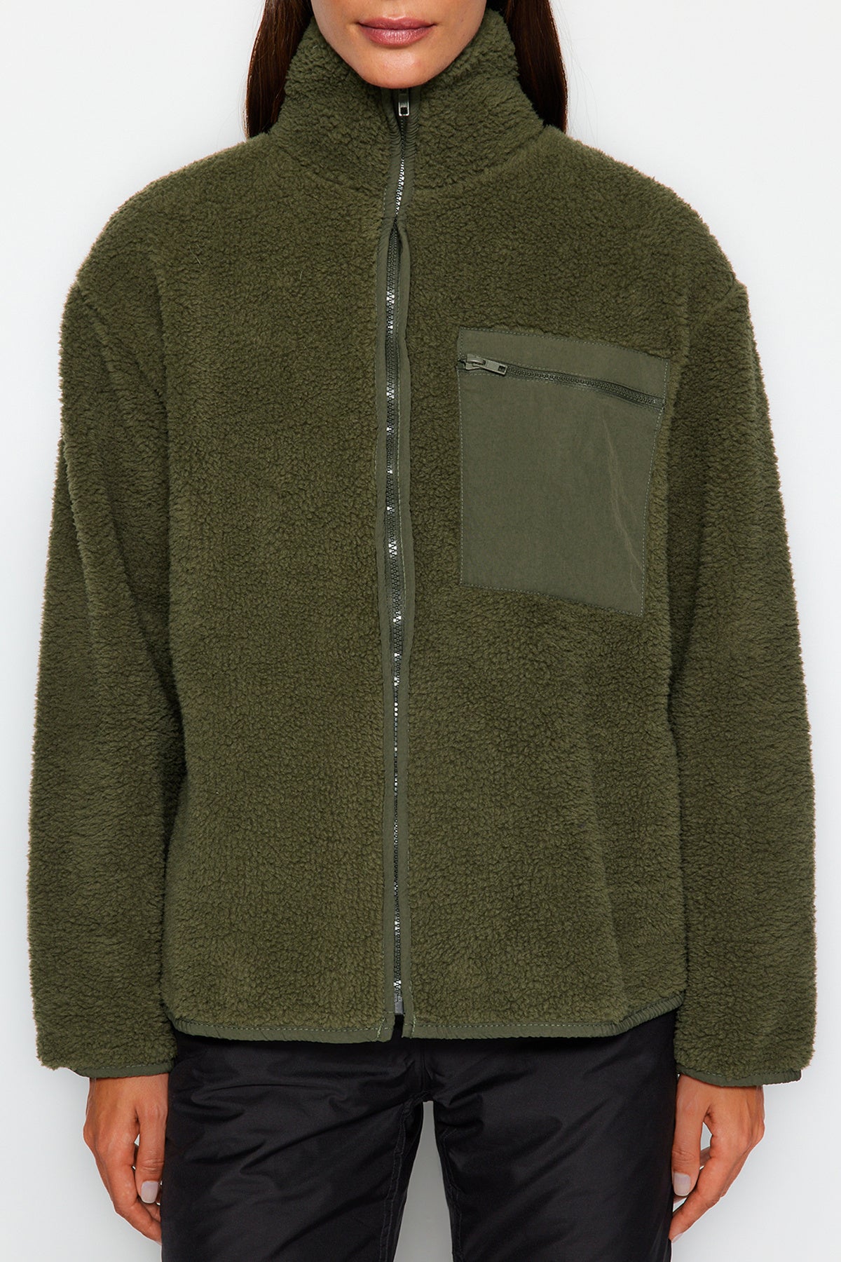 Kardigani TWOAW24SW00071 - khaki [djesi-src-797cf535c50a8290612bf373598679ef225db0cd1a2de25195b6a69b676e77ab]
