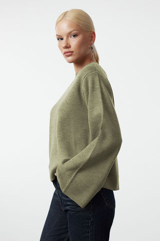 Džemper TWOAW25KZ00313 - khaki