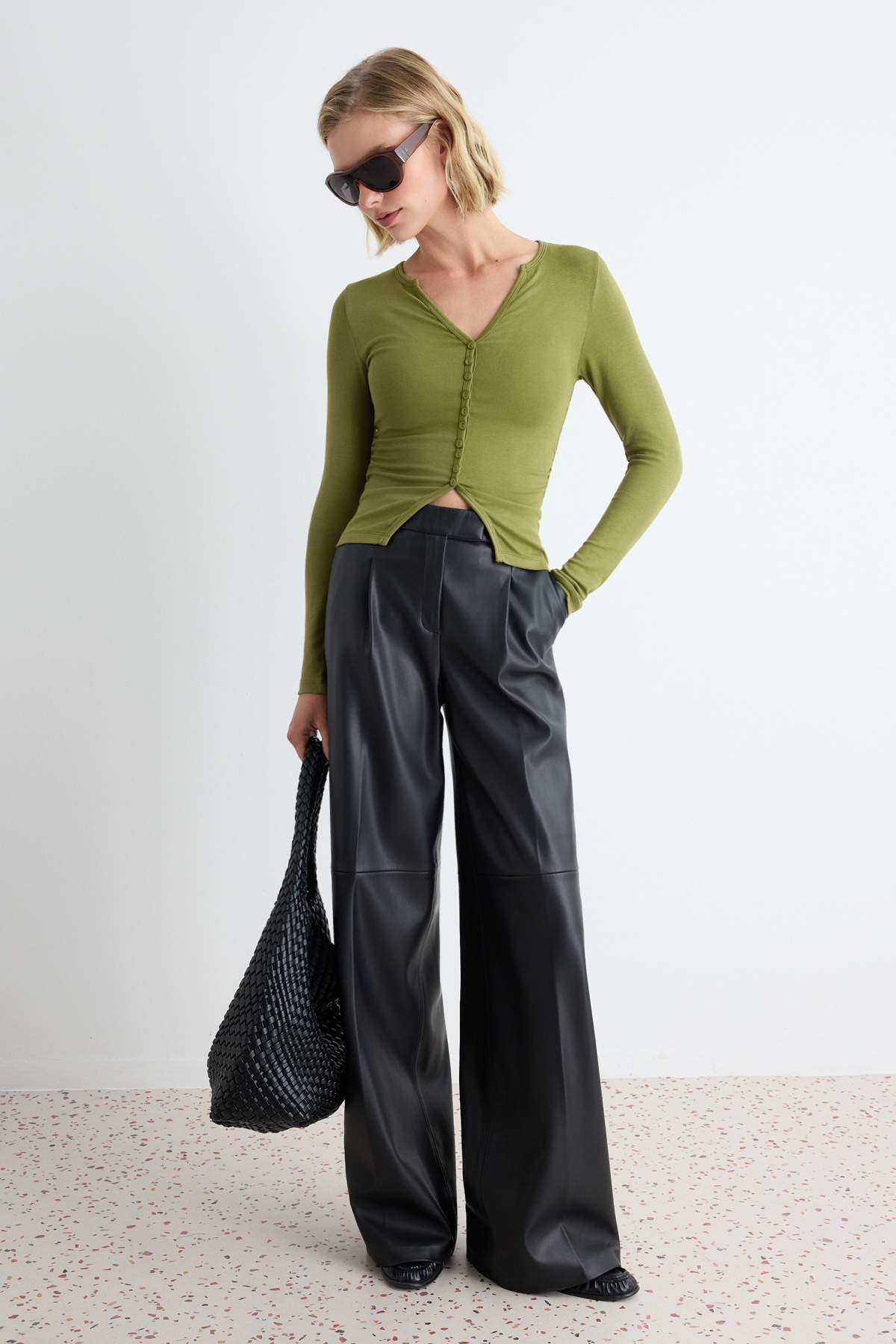Bluze TWOAW27BZ00027 - kaki