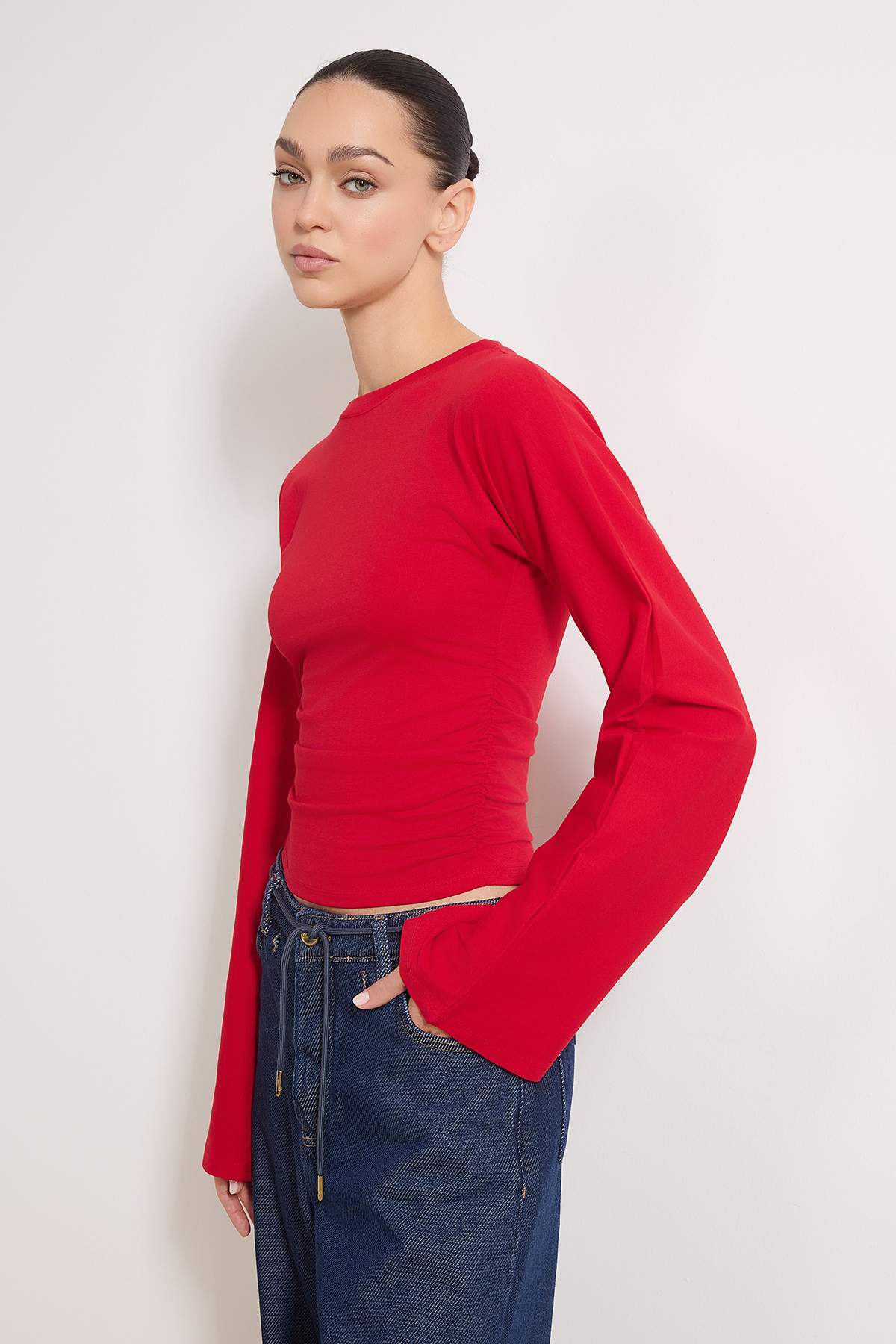 Bluze TWOAW26BZ00293 - crvena