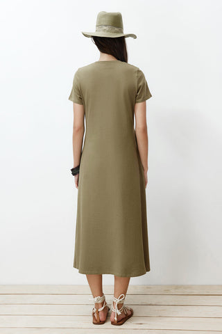 Haljine TWOSS24EL00169 - khaki