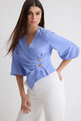 Bluze TWOSS25BZ00170 - plava