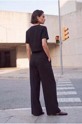 Pantalone TWOAW27AU00021 - crna