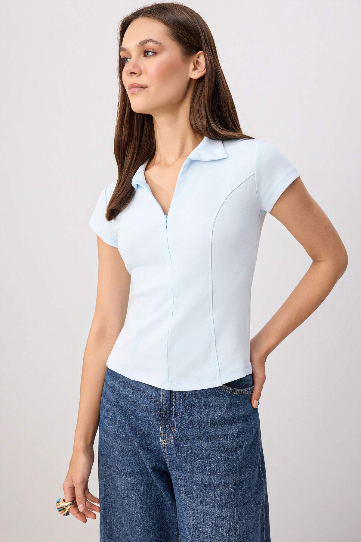 Bluze TWOSS26BZ01026 - plava