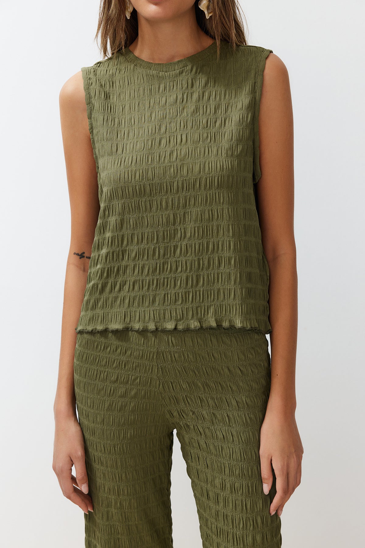 Bluze TWOSS24AU00032 - khaki