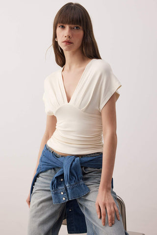 Bluze TWOSS25BZ00605 - ekru