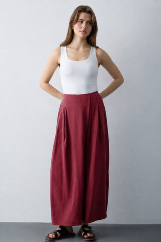 Pantalone TWOSS26PL00081 - bordo [djesi-src-87d7dee94486aac1c3e4166fc0386b19a9d2daba7feca25f5754bec23484d57d]