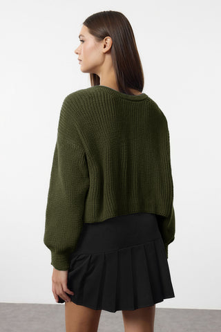 Džemper TWOAW25KZ00074 - khaki