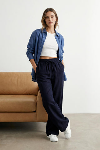 Pantalone TWOSS25PL00121 - teget [djesi-src-9a08fb2aff9c80c3fd50025c7f73381ea161c1d6fef6b39fe9aa3434bd947f15]