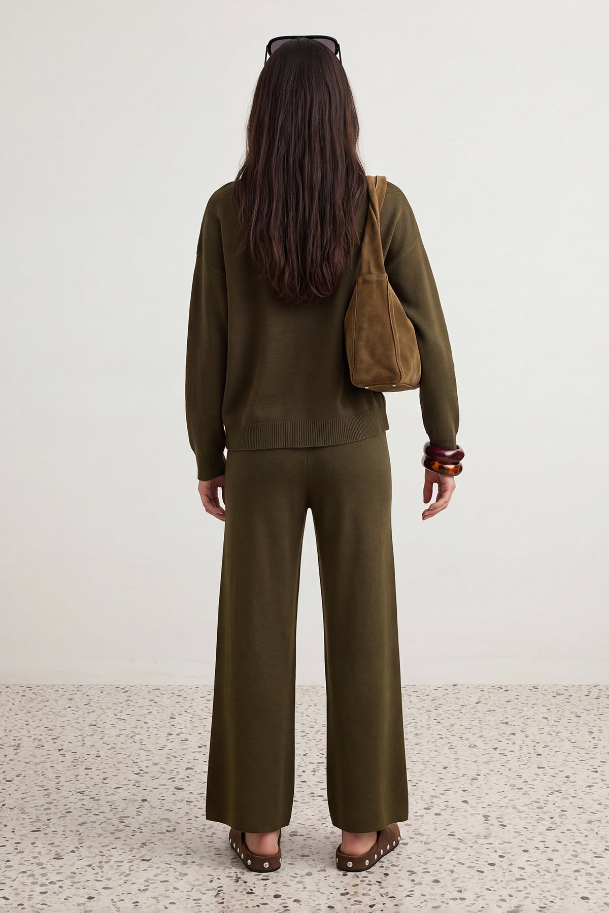 Pantalone TWOAW26AU00043 - khaki