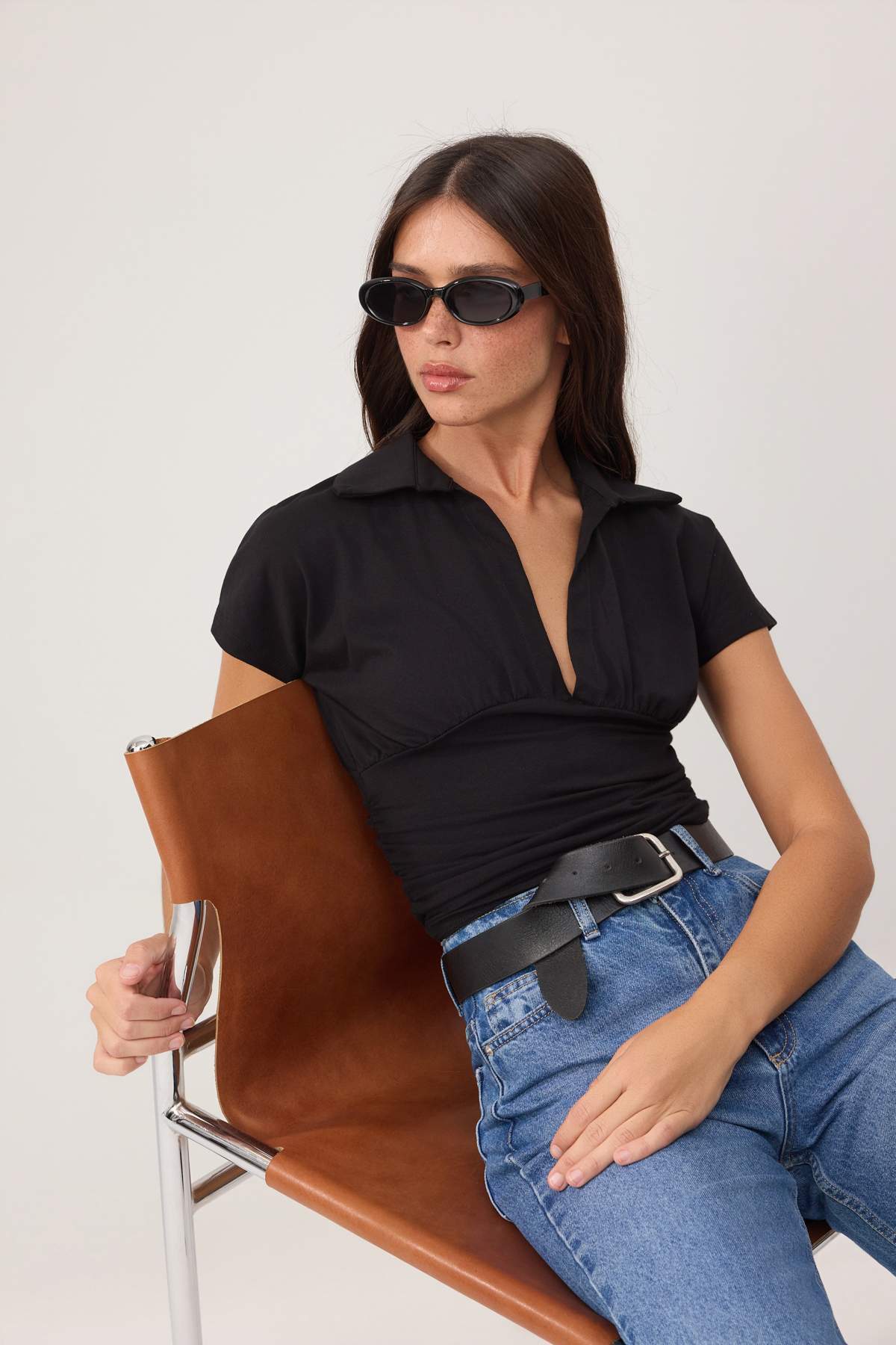 Bluze TWOSS26BZ00336 - crna