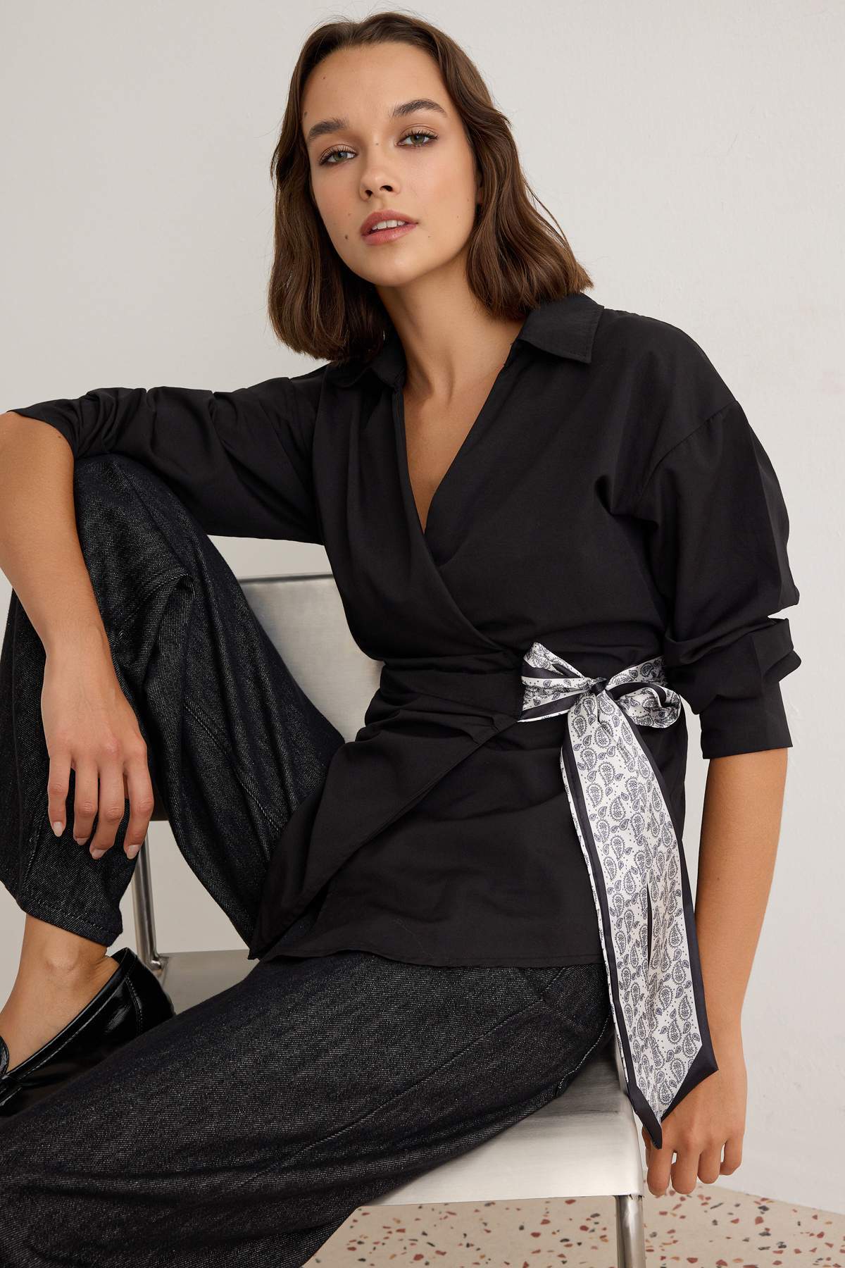 Bluze TWOAW27BZ00317 - crna