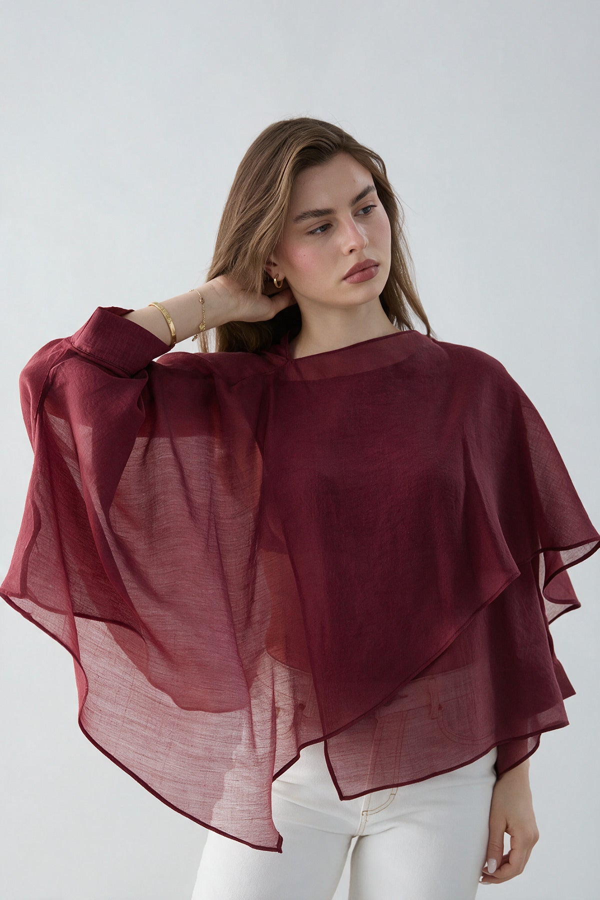 Bluze TWOSS26BZ00653 - bordo