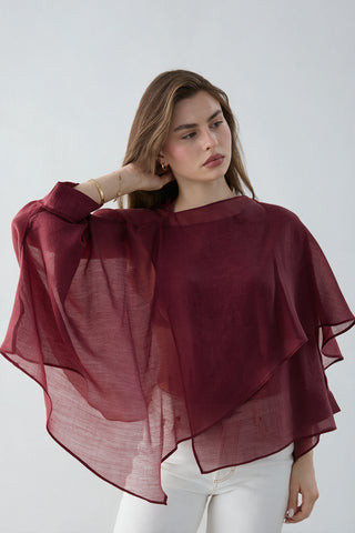 Bluze TWOSS26BZ00653 - bordo