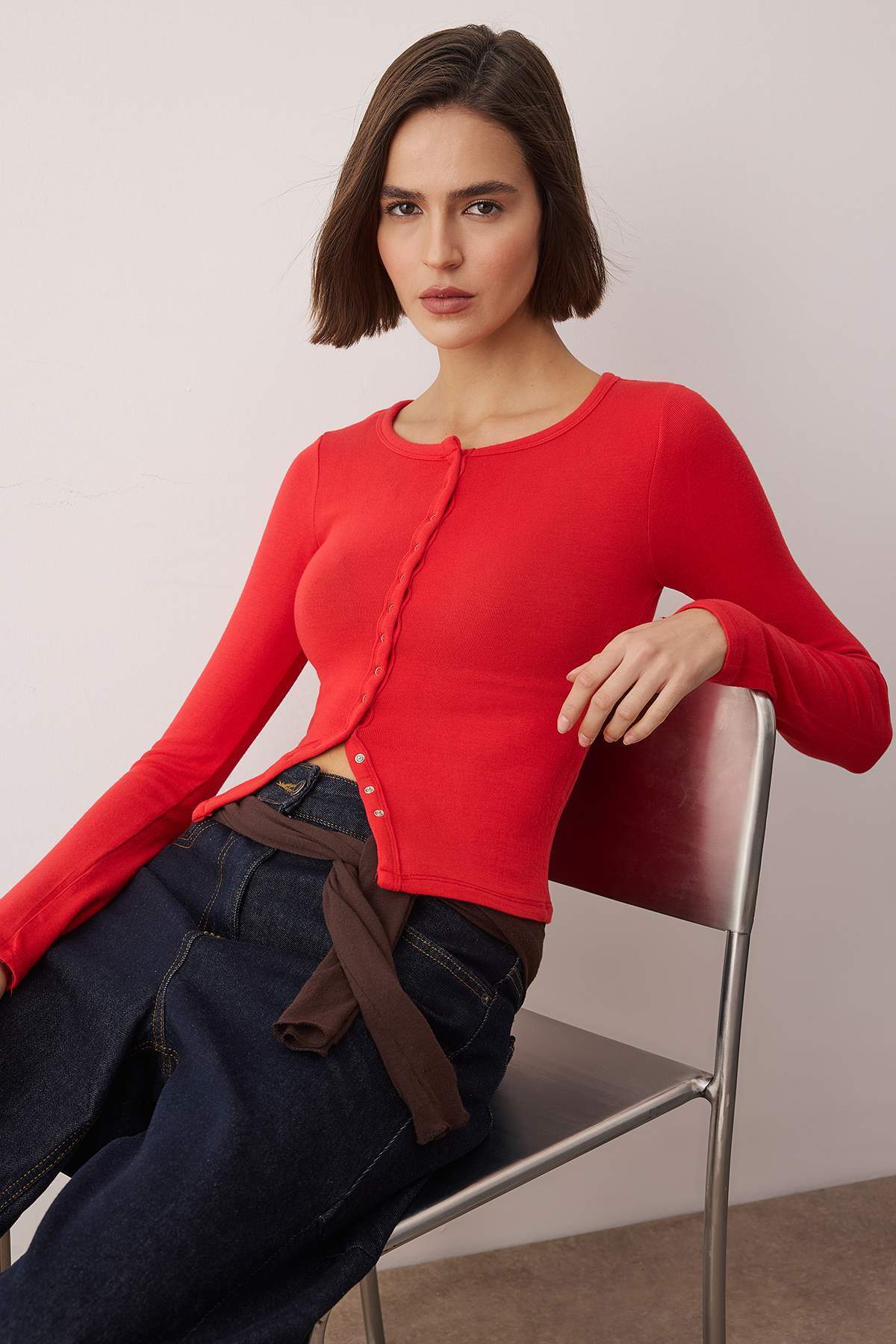 Bluze TWOAW26BZ00193 - crvena