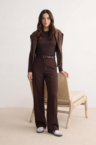 Pantalone TWOAW21PL0332 - braon [djesi-src-34f15a0bbfa14917230d768ac7823fd90e581dbd17645c5526e1d56dad3cc3c0]