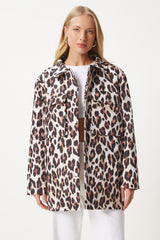 Ženski Leopard Print Kaput – NT00432