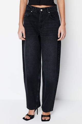 Farmerke TWOSS24JE00038 - crna