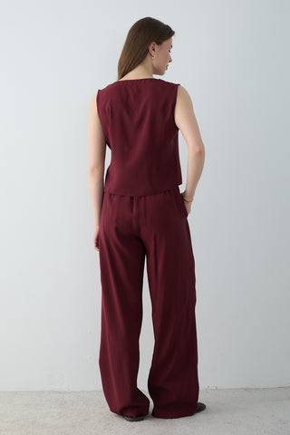 Bluze TWOSS26AU00086 - bordo