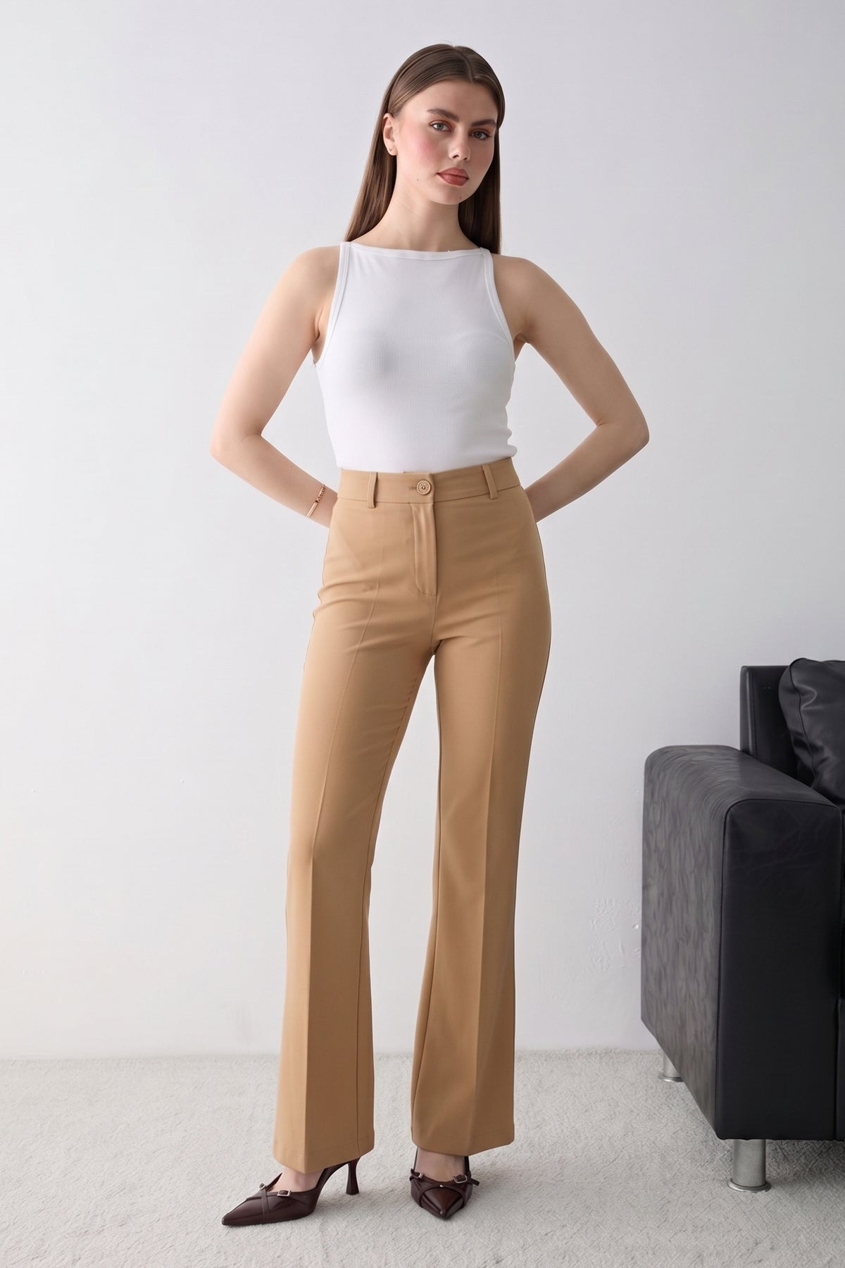 Pantalone TWOSS26PL00232 - bež [djesi-src-ae820d286cbb3524012209ab3a7990c22f6c184d80fe3f9d7f60ef063cc6f146]