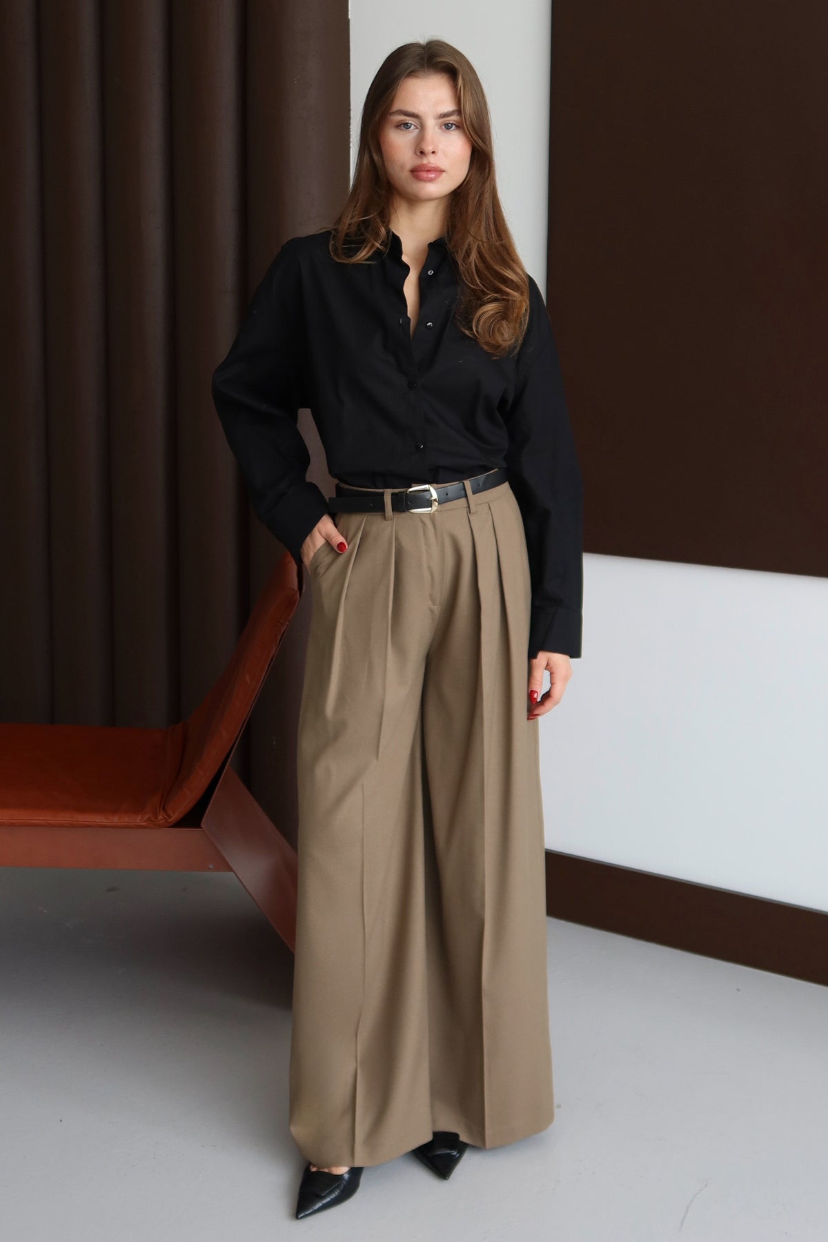 Pantalone TWOAW26PL00135 - vizon [djesi-src-bdc7c0127e3535e68876eef95e52b085116bb114aed4e0ceaf343c9bf900ae54]