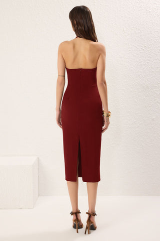 Haljine TPRSS25EL00014 - bordo