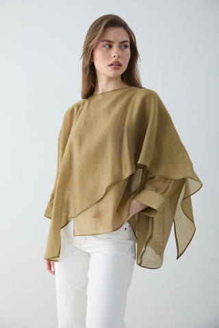 Bluze TWOSS26BZ00653 - zelena