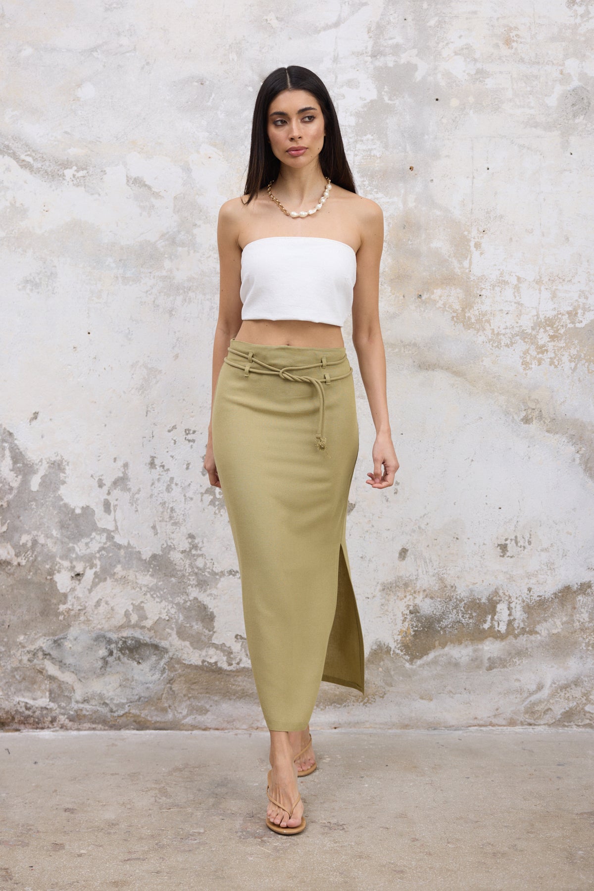 Suknje TWOSS25ET00124 - khaki [djesi-src-7ef21d1130b30d349828aedc8b8f5c73f26d0d3bc0c6a4dcd77a90937885d7f4]