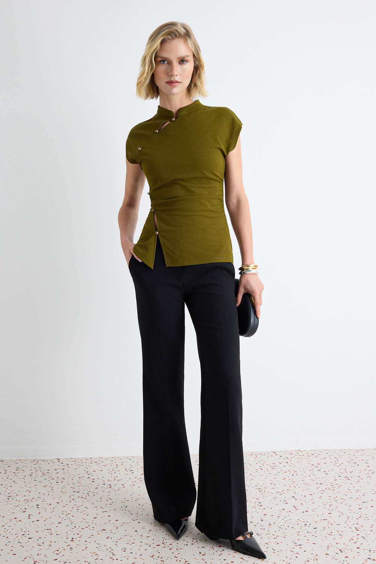 Bluze TWOAW27BZ00077 - zelena